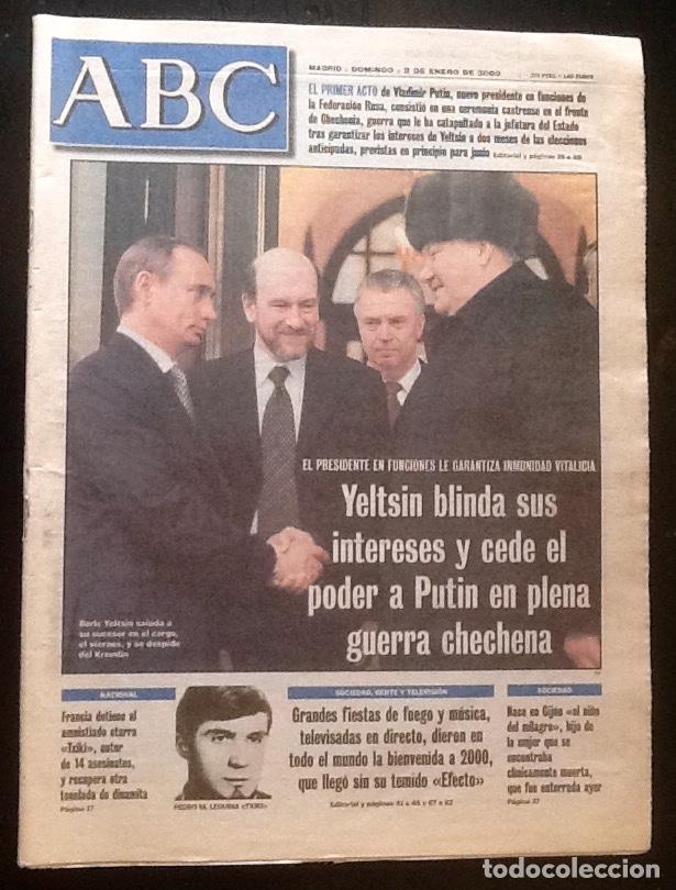 Coleccionismo de Revistas y Peri&oacute;dicos: DIARIO - ABC- ENERO 2000. ENVIO INCLUIDO.