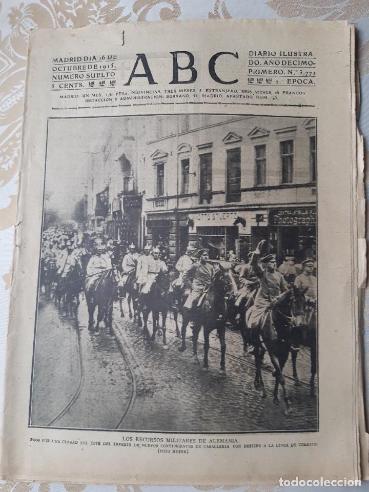 Coleccionismo de Revistas y Peri&oacute;dicos: ABC 1915 n 43 Primera Guerra Mundial La Casa Am&eacute;rica en Barcelona