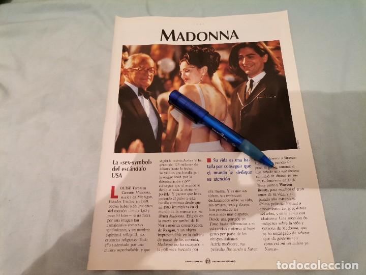 Coleccionismo de Revistas y Peri&oacute;dicos: MADONNA SEX SYMBOL REVERSO WHISKY FOUR ROSES RECORTE REVISTA 1992