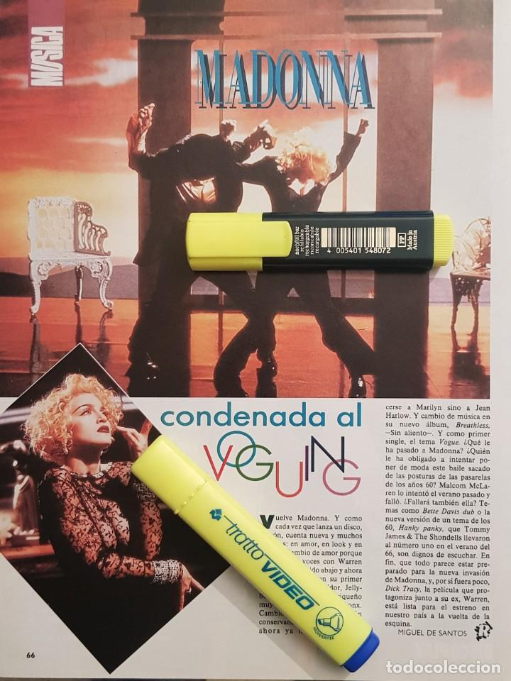 Coleccionismo de Revistas y Peri&oacute;dicos: Reportaje Madonna. Junio 1990