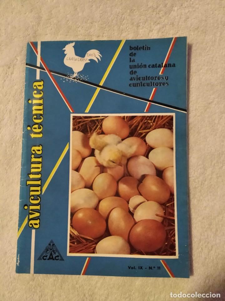 avicultura técnica. año 1958. vol 9. nº 11. est - Compra venta en  todocoleccion