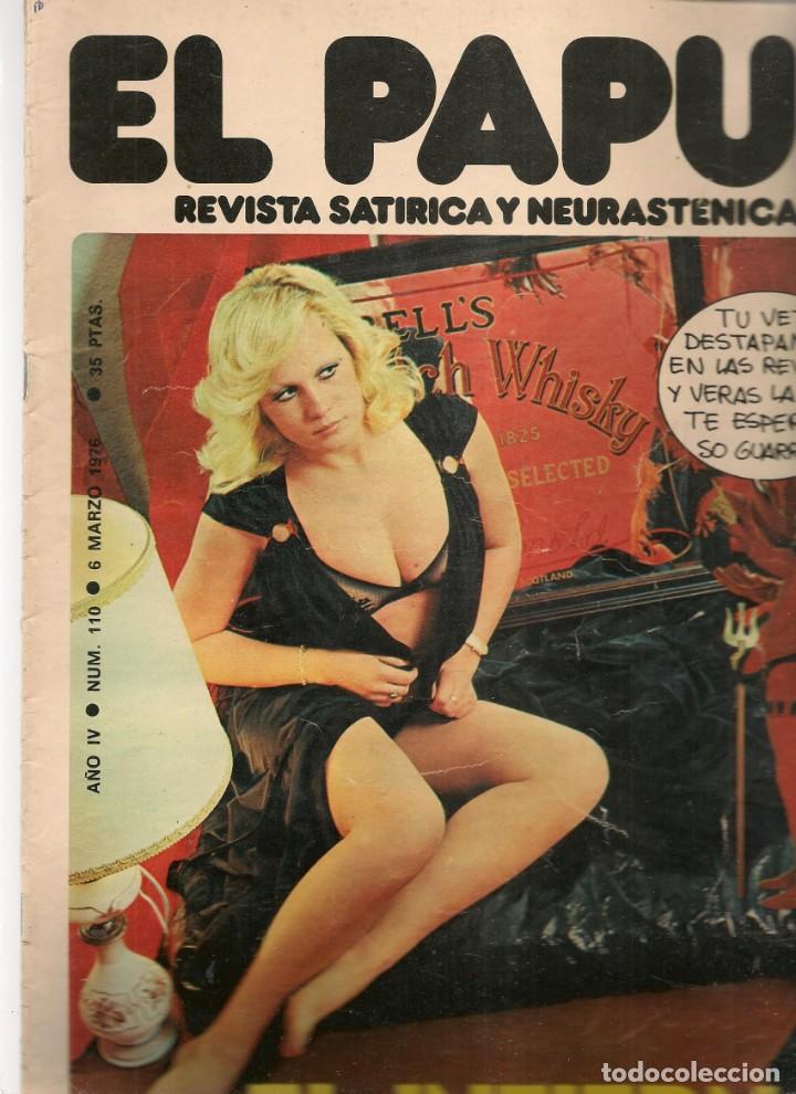 Coleccionismo de Revistas y Peri&oacute;dicos: EL PAPUS. REVISTA SAT&Iacute;RICA Y NEURASTENICA. N&ordm; 110. EL INFIERNO. 6 MARZO 1976.(B35.2)
