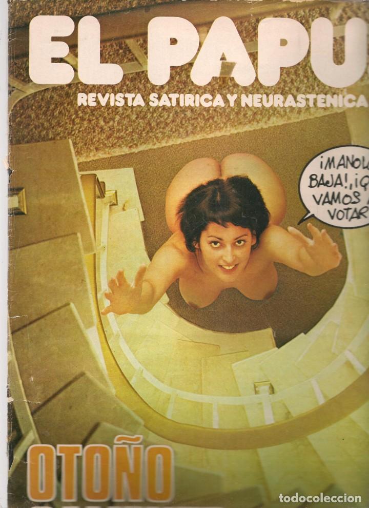 Coleccionismo de Revistas y Peri&oacute;dicos: EL PAPUS. REVISTA SAT&Iacute;RICA Y NEURASTENICA. N&ordm; 122. OTO&Ntilde;O CALIENTE. 18 SEPBRE. 1976.(B35.2)