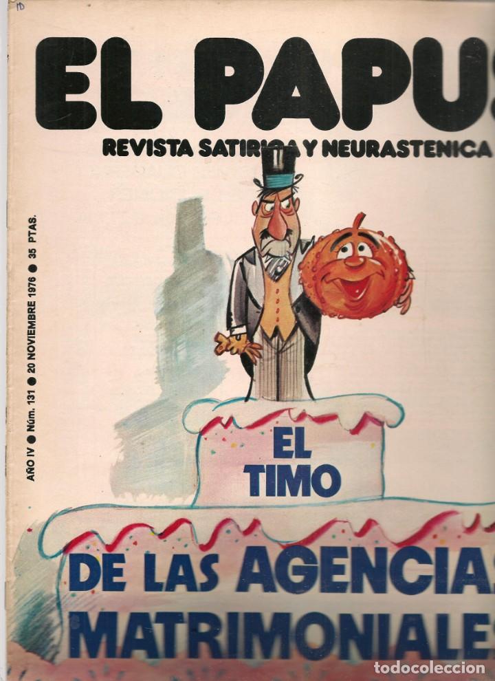 Coleccionismo de Revistas y Peri&oacute;dicos: EL PAPUS. REVISTA SAT&Iacute;RICA Y NEURASTENICA. N&ordm; 131. EL TIMO DE LAS AGENCIAS MATRIMONIALES.(B35.2)