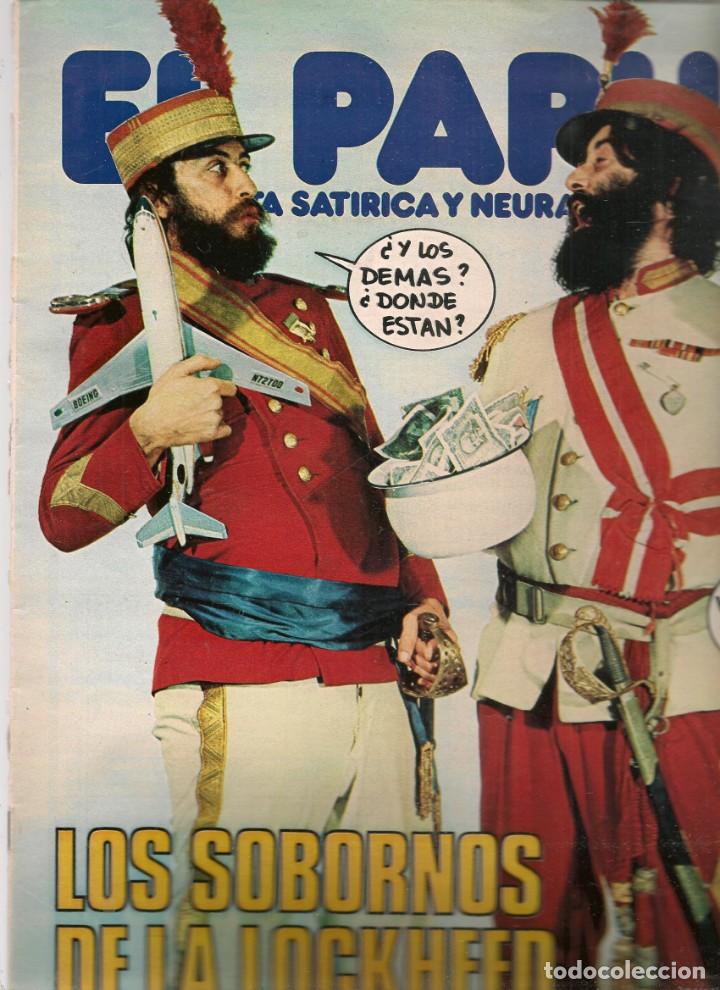 Coleccionismo de Revistas y Peri&oacute;dicos: EL PAPUS. REVISTA SAT&Iacute;RICA Y NEURASTENICA. N&ordm; 132. LOS SOBORNOS DELALOCKHEED. 27/11/76.(B35.2)