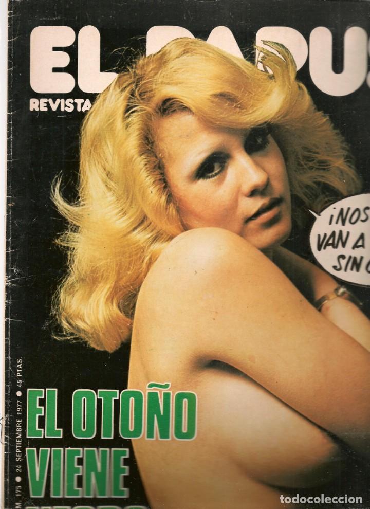 Coleccionismo de Revistas y Peri&oacute;dicos: EL PAPUS. REVISTA SAT&Iacute;RICA Y NEURASTENICA. N&ordm; 175. EL OTO&Ntilde;O VIENE NEGRO. 24 SEPB. 1977.(B35.2)