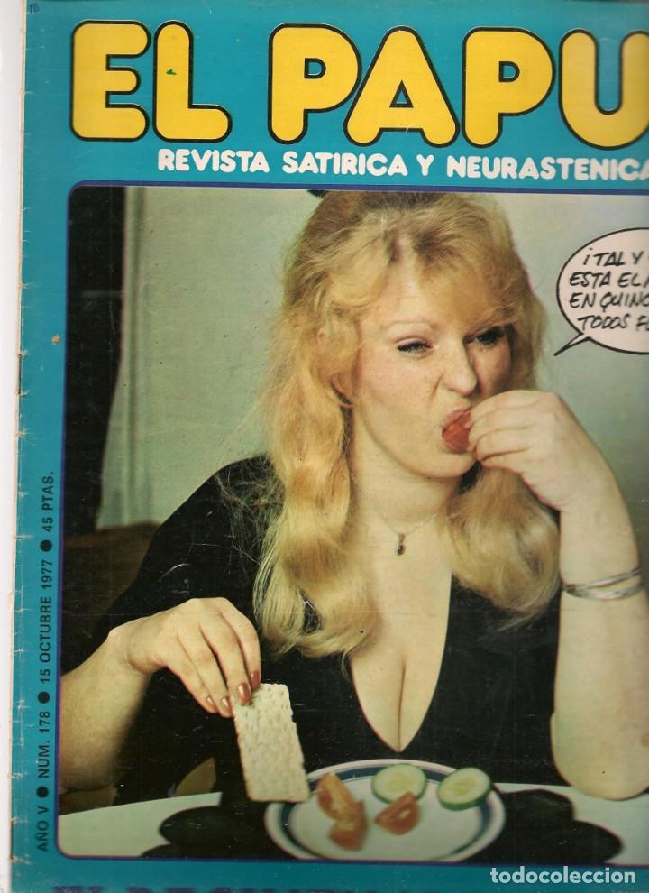 Coleccionismo de Revistas y Peri&oacute;dicos: EL PAPUS. REVISTA SAT&Iacute;RICA Y NEURASTENICA. N&ordm; 178. EL REGIMEN ALIMENTICIO. 15 OCTUBRE 1977.(B35.2)