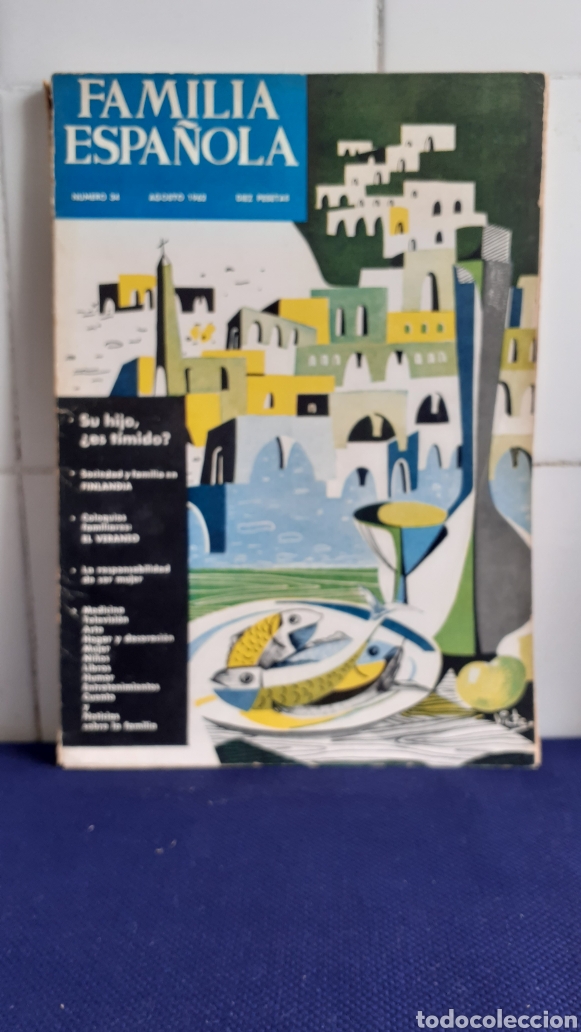 Collezionismo di Riviste e Giornali: REVISTA FAMILIA ESPA&Ntilde;OLA, NUMERO 34 DICIEMBRE 1962, ESTADO ACEPTABLE