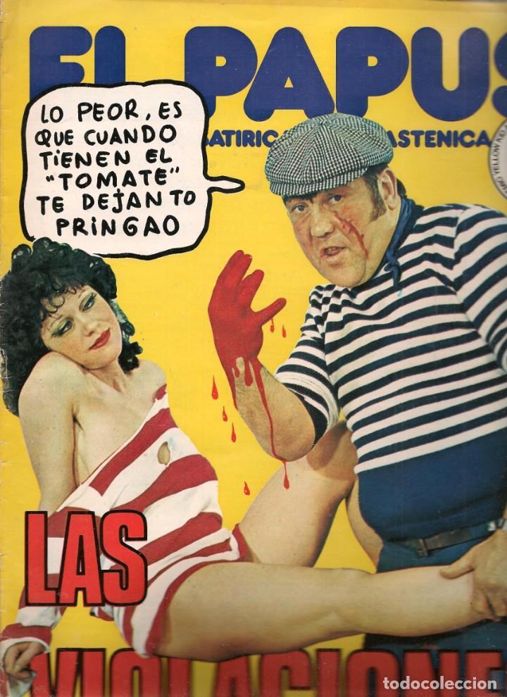 Coleccionismo de Revistas y Peri&oacute;dicos: EL PAPUS. REVISTA SAT&Iacute;RICA Y NEURASTENICA. N&ordm; 208.LAS VIOLACIONES. 13 MAYO 1978.(B35.2)