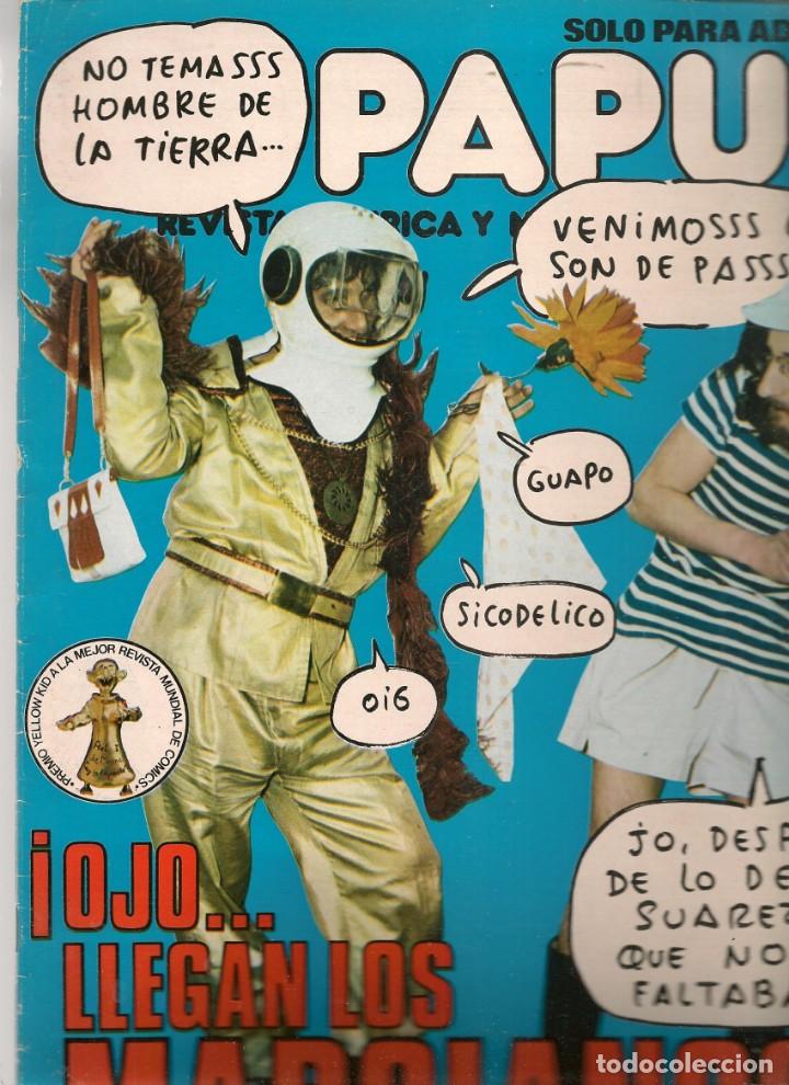Coleccionismo de Revistas y Peri&oacute;dicos: EL PAPUS. REVISTA SAT&Iacute;RICA Y NEURASTENICA. N&ordm; 257. OJO.. LLEGAN LOS MARCIANOS. 21 ABRIL 1979(B35.2)