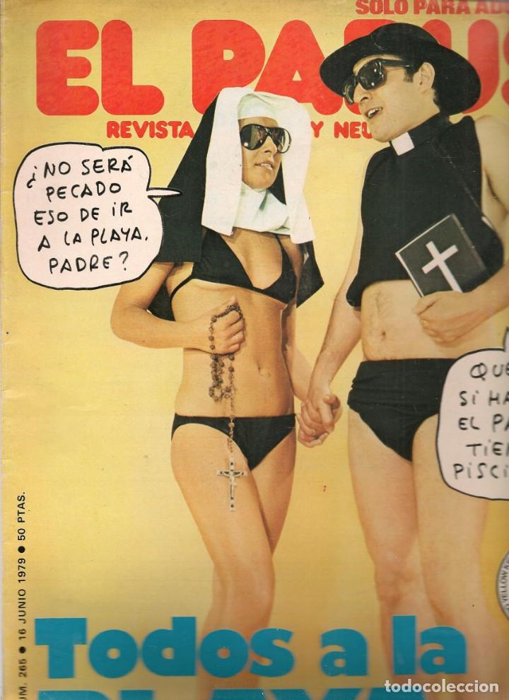 Coleccionismo de Revistas y Peri&oacute;dicos: EL PAPUS. REVISTA SAT&Iacute;RICA Y NEURASTENICA. N&ordm; 265. TODOS A LA PLAYA.16 JUNIO 1979. (B35.2)