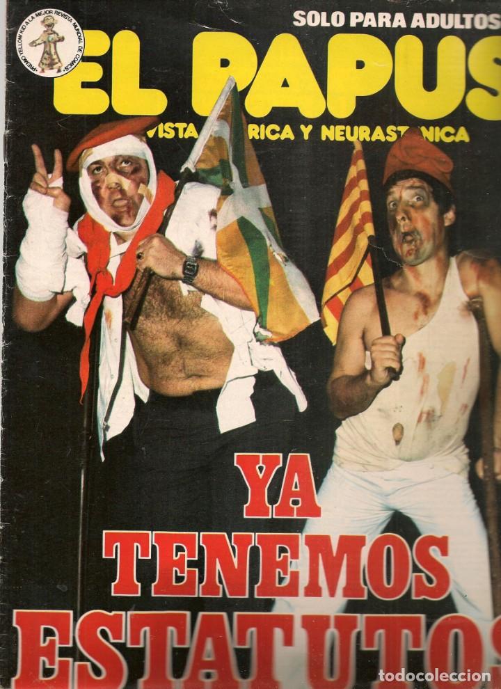 Coleccionismo de Revistas y Peri&oacute;dicos: EL PAPUS. REVISTA SAT&Iacute;RICA Y NEURASTENICA. N&ordm; 284. YA TENEMOS ESTATUTOS. 27/10/1979. (B35.2)