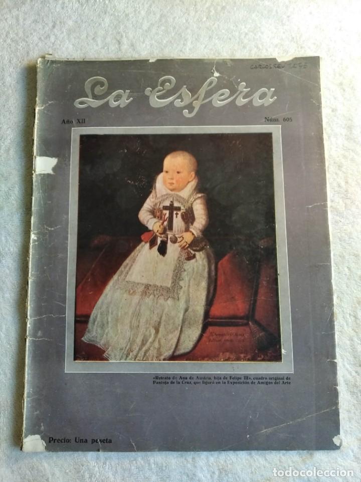 Collection Magazines and Newspapers: LA ESFERA. N&ordm; 605. A&Ntilde;O 1925. LA VIEJA TURQU&Iacute;A. EL PARACA&Iacute;DAS NORTEAMERICANO. MAROUSSIA VALERO Y SOL&Iacute;