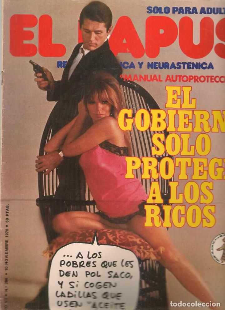 Coleccionismo de Revistas y Peri&oacute;dicos: EL PAPUS. REVISTA SAT&Iacute;RICA Y NEURASTENICA. N&ordm; 286. EL GOBIERNO PROTEGE A LOS RICOS.10/11/79(B35.2)