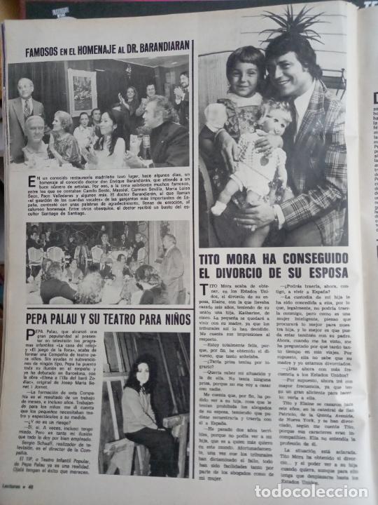 Coleccionismo de Revistas y Peri&oacute;dicos: tito mora pepa palau santiago de santiago carmen sevilla massiel camilo sesto