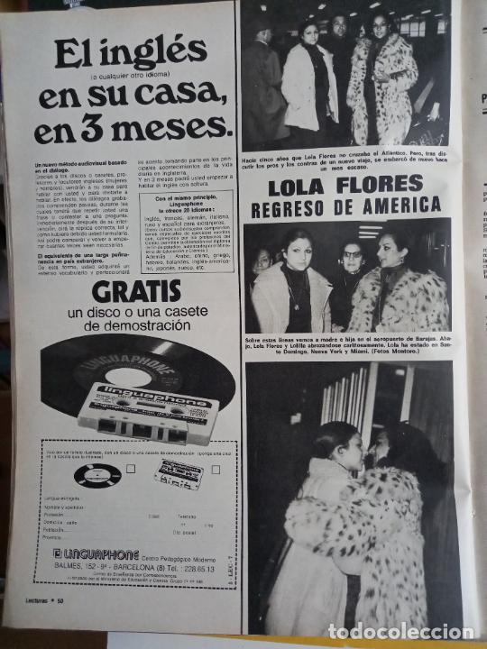 Coleccionismo de revistas y peri&oacute;dicos: lola flores lolita