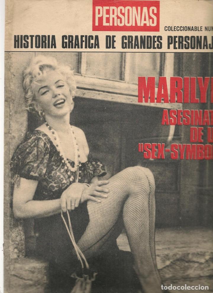 Coleccionismo de revistas y peri&oacute;dicos: PERSONAS. N&ordm; 10. HISTORIA GR&Aacute;FICA DE: MARILYN MONROE. (B35.2)