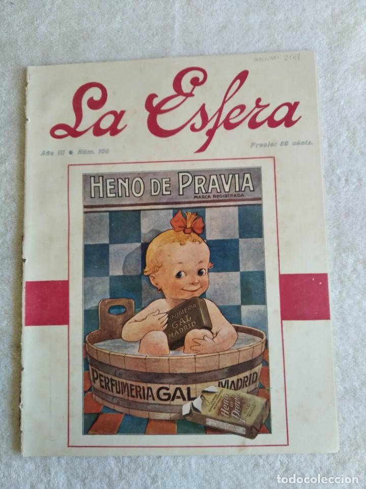 Coleccionismo de Revistas y Peri&oacute;dicos: LA ESFERA. N&ordm; 108. A&Ntilde;O 1916. LOS HERMANOS &Aacute;LVAREZ QUINTERO. LA IGLESIA DE SAN MIGUEL DE FOCES. LA R&Iacute;