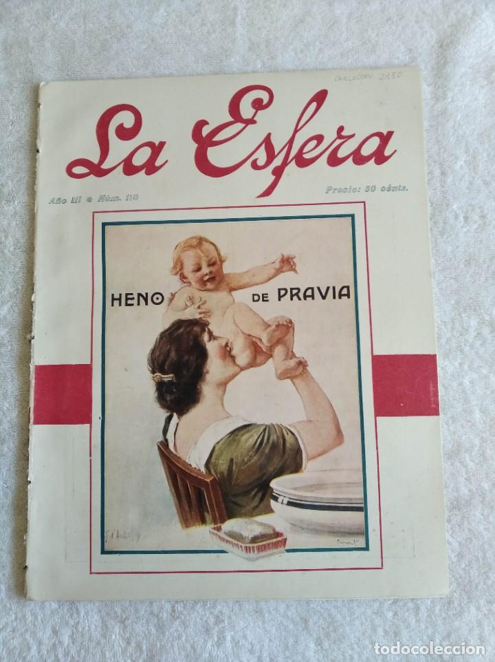 Coleccionismo de revistas y peri&oacute;dicos: LA ESFERA. N&ordm; 110. A&Ntilde;O 1916. ANTONIO DE HOYOS Y VINENT. LAS RUINAS DE POMPEYA. LOS SENDEROS DE BAGDA