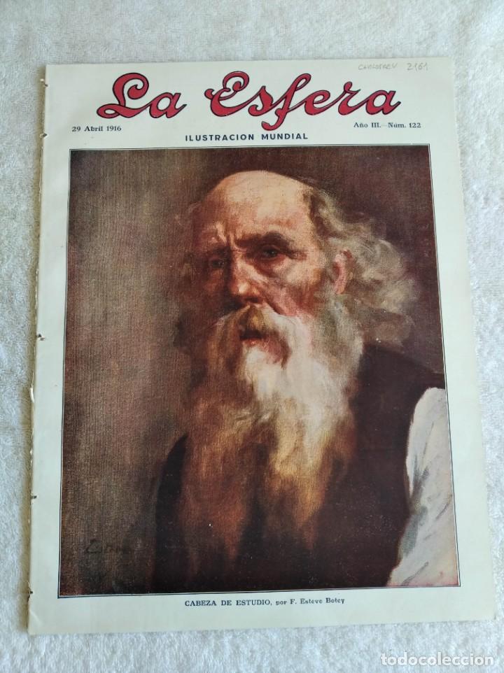 Sammeln von Zeitschriften und Zeitungen: LA ESFERA. N&ordm; 122. A&Ntilde;O 1916. DON RAFAEL MAR&Iacute;A DE LABRA. EL CASTILLO DE ZAMORA. TOLEDO. TOM&Aacute;S DE IRIA