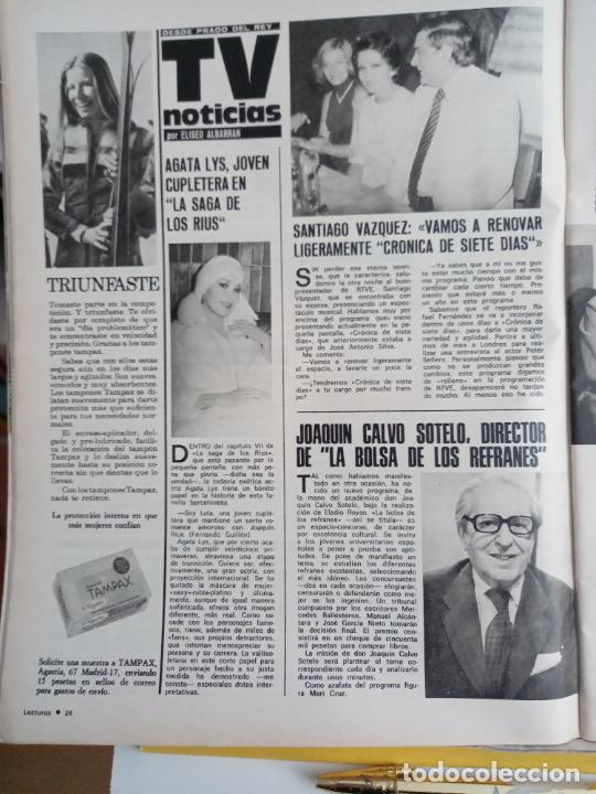 Coleccionismo de revistas y peri&oacute;dicos: ANUNCIO TAMPAX LEOPOLDO CALVO SOTELO AGATA LYS SANTIAGO VAZQUEZ