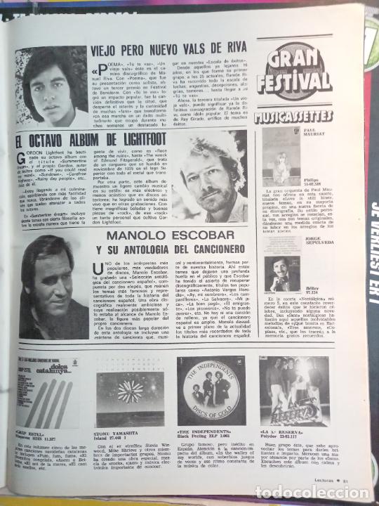 Collectionnisme de Revues et Journaux: LIGHTFOOT RAMON RIVA JORGE SEPULVEDA PAUL MAURIAT MANOLO ESCOBAR