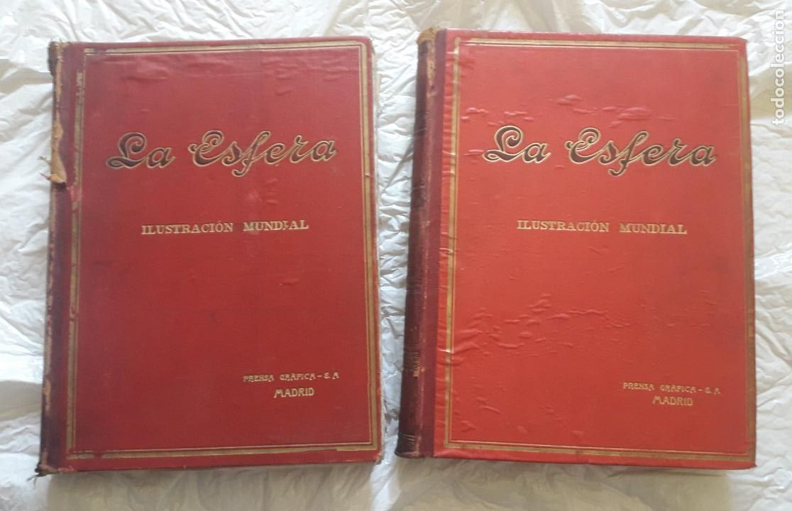 Coleccionismo de Revistas y Peri&oacute;dicos: LA ESFERA - ILUSTRACION MUNDIAL TOMO I y II PRENSA GRAFICA S.A. A&Ntilde;O 1920.