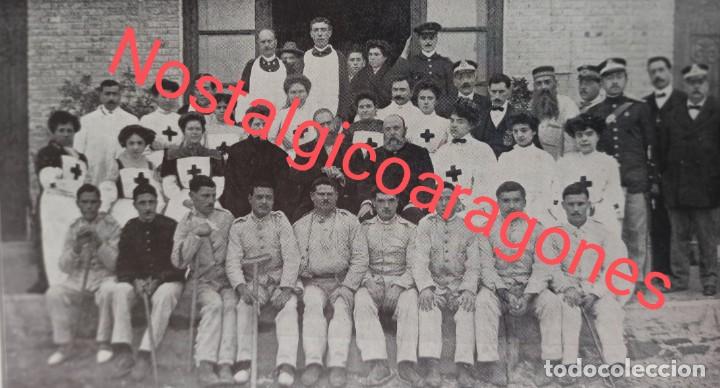 Collezionismo di Riviste e Giornali: Heridos Melilla en Cruz Roja Valencia fotograf&iacute;a revista a&ntilde;o 190X