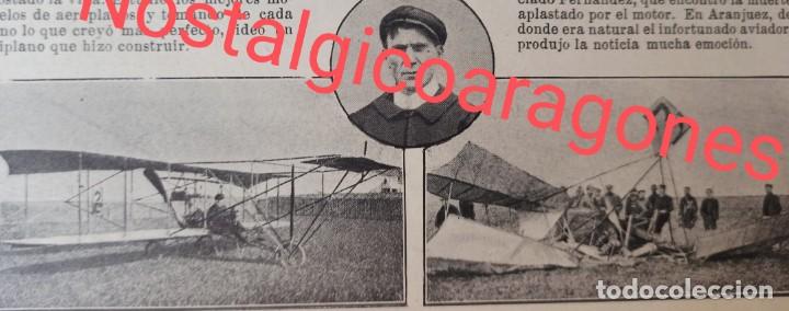 Collezionismo di Riviste e Giornali: Aviador Antonio Fernandez natural de Aranjuez fallece fotograf&iacute;a revista a&ntilde;o 190X