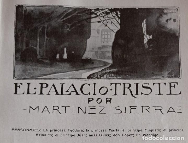 Coleccionismo de revistas y peri&oacute;dicos: MARTINEZ SIERRA-EL PALACIO TRISTE-REGATE SAN SEBASTIAN-ALFONSO XIII-PUERTO GIJON .