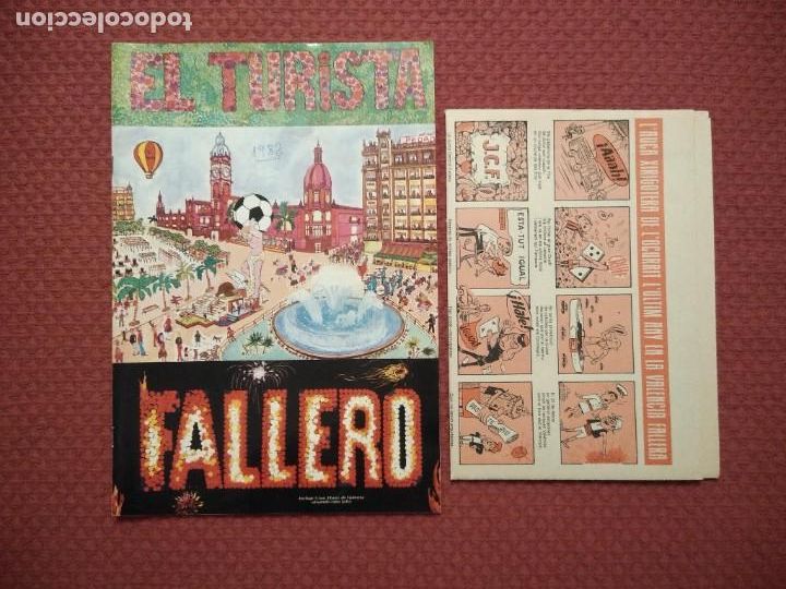 Coleccionismo de revistas y peri&oacute;dicos: EL TURISTA FALLERO 1982 + PLANO Fallas de Valencia Editorial Bayarri