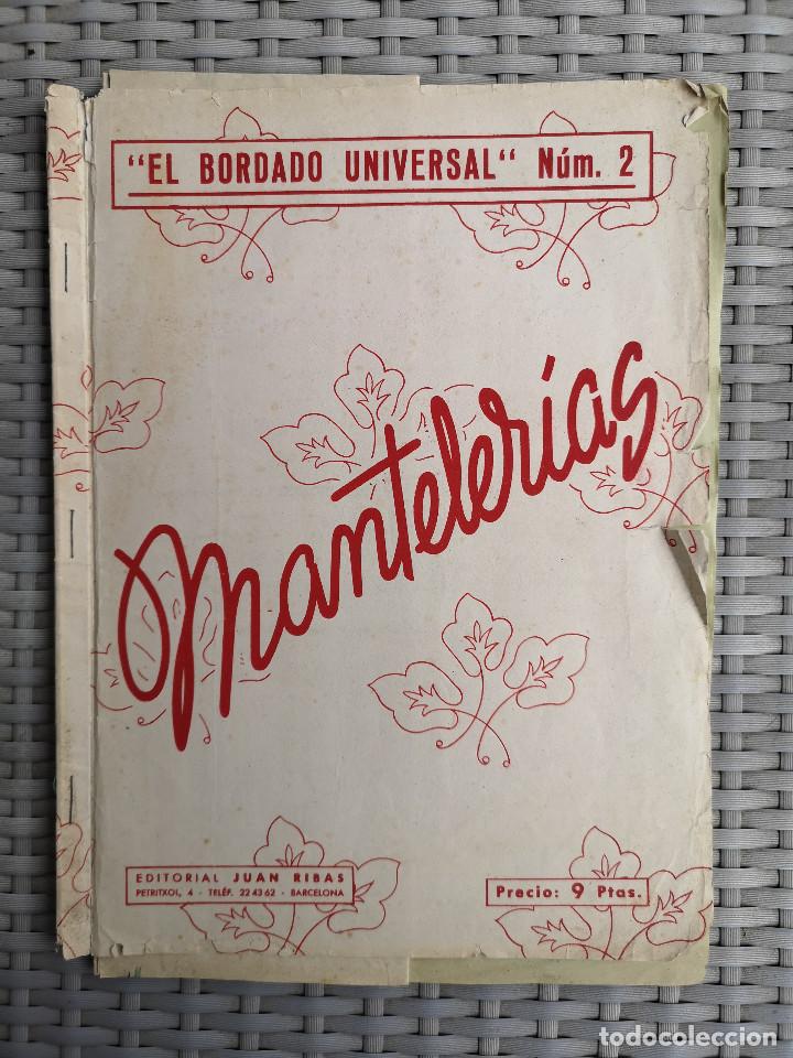Coleccionismo de revistas y peri&oacute;dicos: ALBUM EL BORDADO UNIVERSAL No 2 - MANTELERIAS