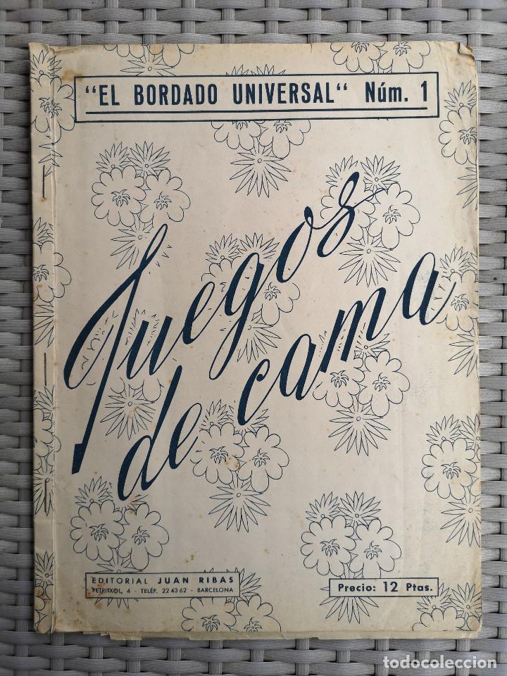 Coleccionismo de revistas y peri&oacute;dicos: ALBUM EL BORDADO UNIVERSAL No 1 - JUEGOS DE CAMA