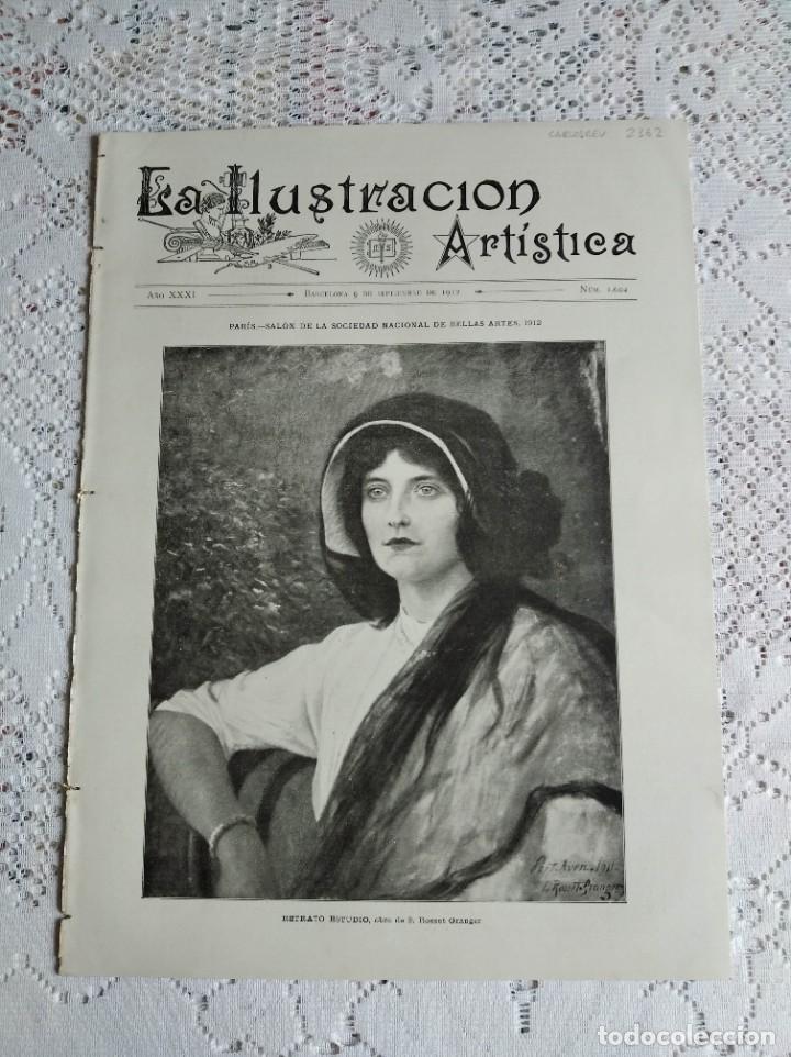 Collezionismo di Riviste e Giornali: LA ILUSTRACI&Oacute;N ART&Iacute;STICA. A&Ntilde;O 1912. N&ordm; 1602. ENTIERRO DEL GENERAL BOOTH. EL AVIADOR CHANDENIER. MULE