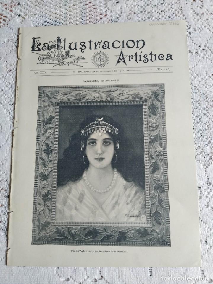Collezionismo di Riviste e Giornali: LA ILUSTRACI&Oacute;N ART&Iacute;STICA. A&Ntilde;O 1912. N&ordm; 1605. DO&Ntilde;A MAR&Iacute;A TERESA. EL TRANSATL&Aacute;NTICO &rdquo;INFANTA ISABEL&rdquo;.