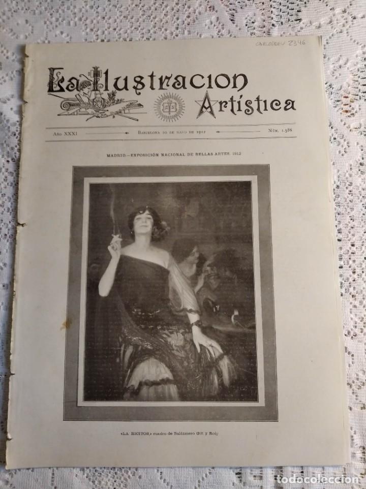 Collezionismo di Riviste e Giornali: LA ILUSTRACI&Oacute;N ART&Iacute;STICA. A&Ntilde;O 1912. N&ordm; 1586. CRISTIAN FEDERICO VIII DE DINAMARCA. LAS FIESTAS DE JUA