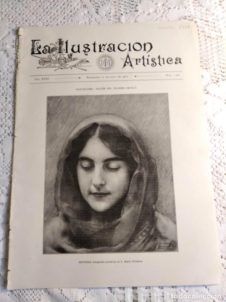 Coleccionismo de Revistas y Peri&oacute;dicos: LA ILUSTRACI&Oacute;N ART&Iacute;STICA. A&Ntilde;O 1912. N&ordm; 1587. MUERTE DE EL MIZZI&Aacute;N. LA MUERTE DE MARCELINO MEN&Eacute;NDEZ Y