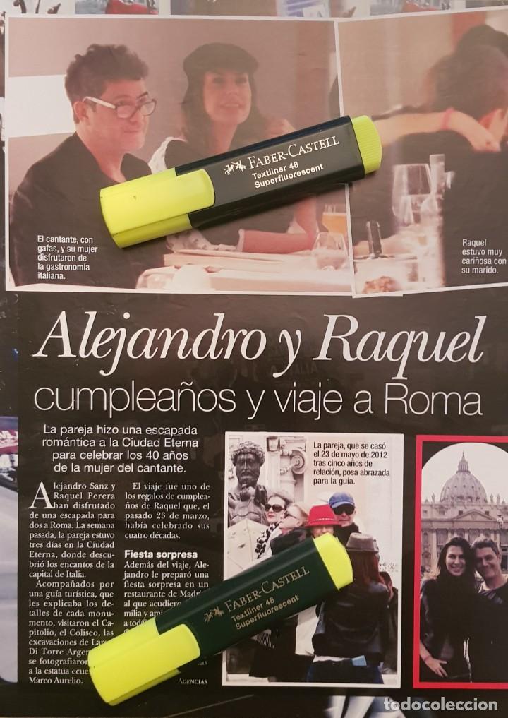 Coleccionismo de Revistas y Peri&oacute;dicos: Reportaje Alejandro Sanz y Raquel 15.04.2015