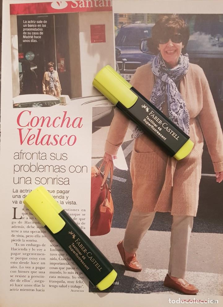 Coleccionismo de revistas y peri&oacute;dicos: Reportaje Concha Velasco 13.05.2015