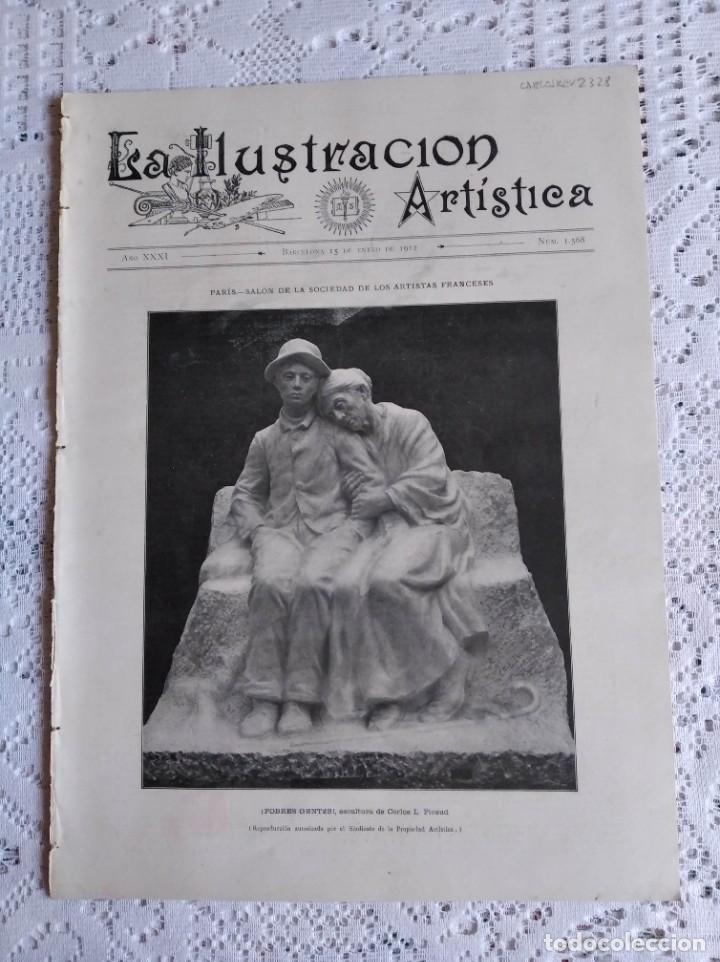 Coleccionismo de Revistas y Peri&oacute;dicos: LA ILUSTRACI&Oacute;N ART&Iacute;STICA. A&Ntilde;O 1912. N&ordm; 1568. DON FRANCISCO MADERO. LA REVOLUCI&Oacute;N EN CHINA. LA REINA