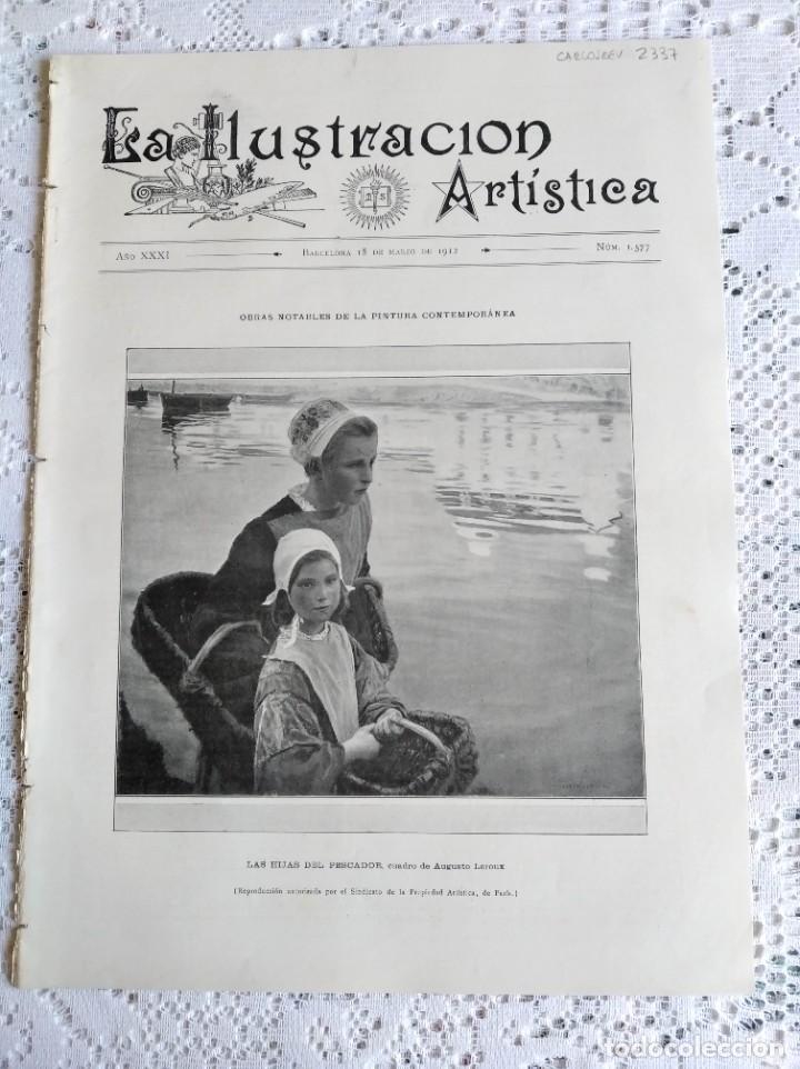 Sammeln von Zeitschriften und Zeitungen: LA ILUSTRACI&Oacute;N ART&Iacute;STICA. A&Ntilde;O 1912. N&ordm; 1577. EXPLORADOR NORUEGO ROALD AMUNDSEN. LA AVIADORA SUSANA B