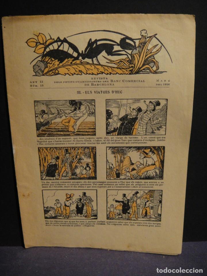 Coleccionismo de revistas y peri&oacute;dicos: revista dels petits guardiolistes del banc comercial de barcelona - n&ordm; 15 , marc de 1936