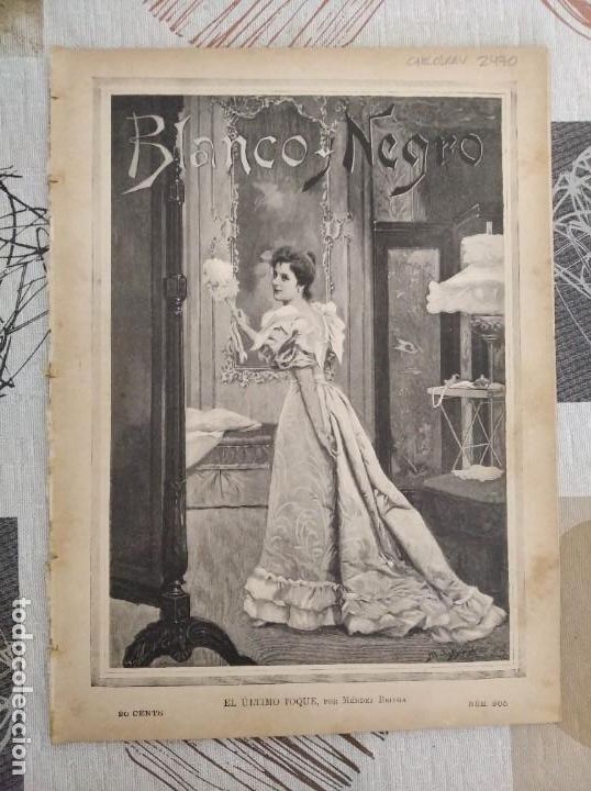 Sammeln von Zeitschriften und Zeitungen: BLANCO Y NEGRO. N&ordm; 305. A&Ntilde;O 1897. LA PUERTA DE CALATRAVA. CUBA. EL C&Oacute;NSUL LEE. FILIPINAS. EL CASTILL