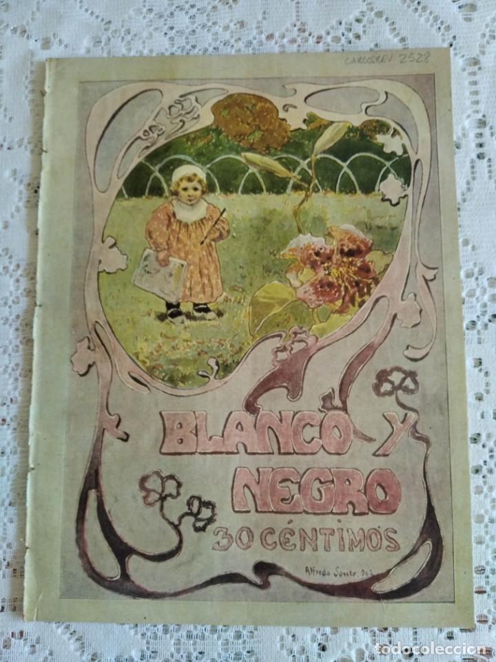 Colecionismo de Revistas e Jornais: BLANCO Y NEGRO. N&ordm; 574. A&Ntilde;O 1902. CAMPO DE VILLAHARTA. ANA BOLENA. LOS MIRLOS DEL BOT&Aacute;NICO.