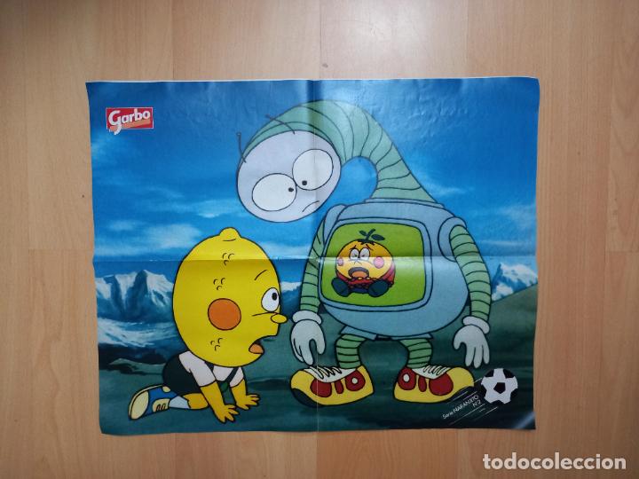 Coleccionismo de Revistas y Peri&oacute;dicos: POSTER DALLAS JR LARRY HAGMAN NARANJITO FUTBOL EN ACCION