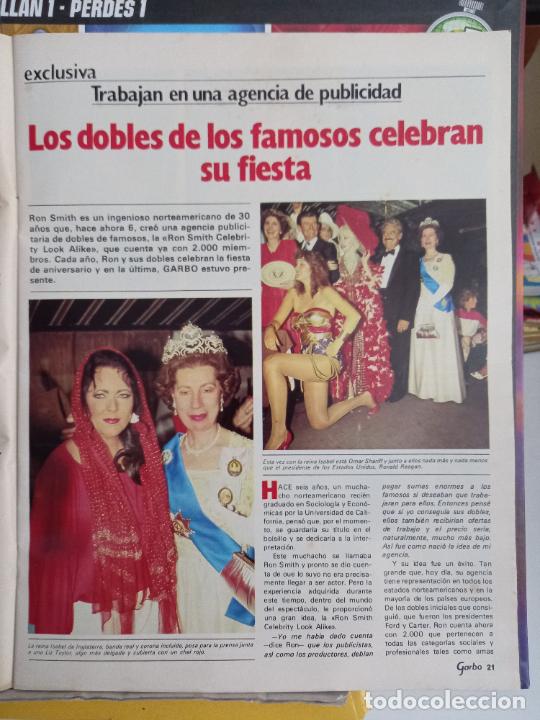 Coleccionismo de Revistas y Peri&oacute;dicos: LOS DOBLES DE ELIZABETH II TAYLOR LIZ WONDER WOMAN LINDA CARTER OMAR SHARIF NANCY REAGAN