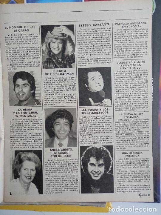 Coleccionismo de revistas y peri&oacute;dicos: margaret thatcher heidi hagman fernando esteso angel cristo jose luis rodriguez el puma pedro ruiz