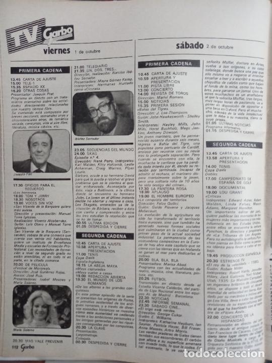Coleccionismo de Revistas y Peri&oacute;dicos: CHICHO IBA&Ntilde;EZ SERRADOR joaquin prat maria salerno