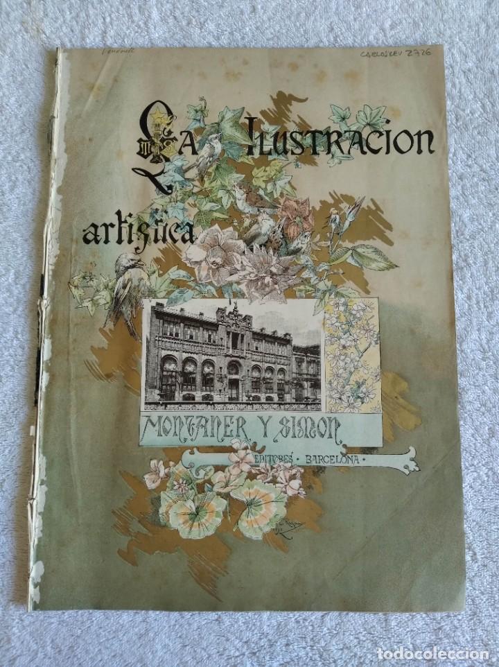 Coleccionismo de Revistas y Peri&oacute;dicos: LA ILUSTRACI&Oacute;N ART&Iacute;STICA. A&Ntilde;O 1890. N&ordm; 444. DON FEDERICO DE MADRAZO. JOAQU&Iacute;N ESPALTER. LAS MAR&Iacute;AS EN