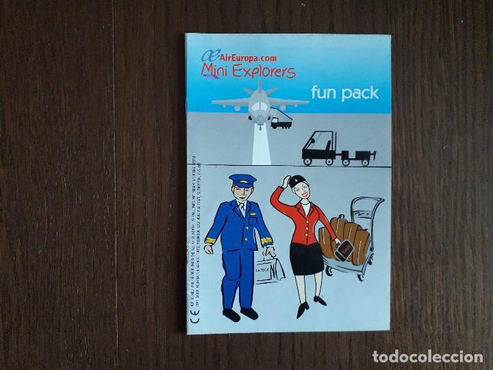 Coleccionismo de revistas y peri&oacute;dicos: librito de publicidad para colorear de air europa, compa&ntilde;ia de transporte a&eacute;reo.